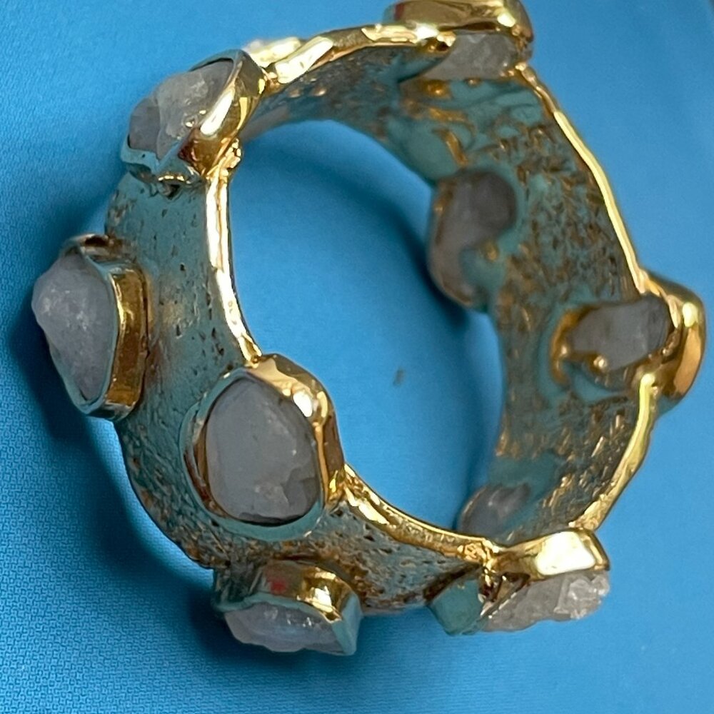 White Sapphire Ring - Pristine Condition - image 4